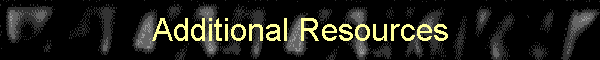 Additional Resources
